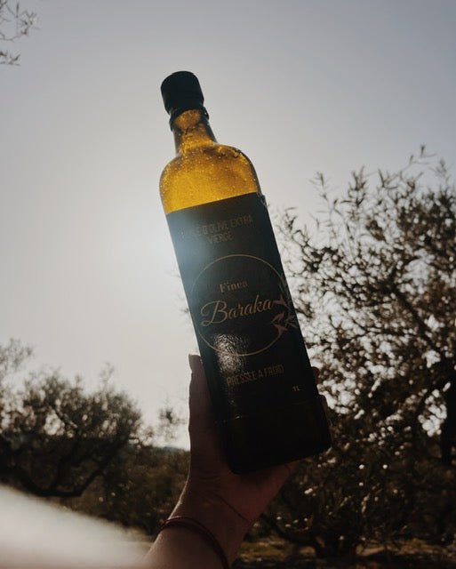 Bouteille d'huile d'olive Finca Baraka