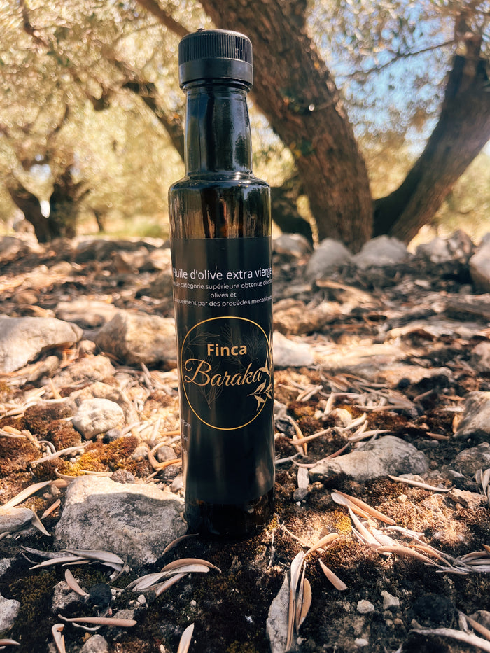 Huile d'olive extra vierge Finca Baraka - L'écrin de 25cL