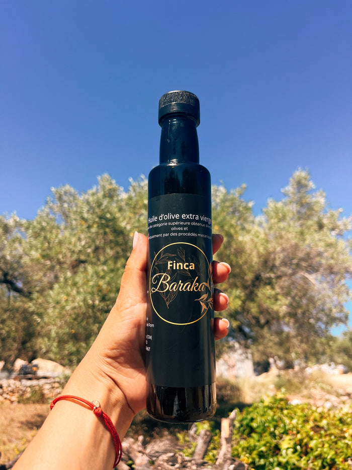 Huile d'olive extra vierge Finca Baraka - L'écrin de 25cL