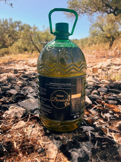 Huile d'olive extra vierge non filtrée – Le Bidon Recharge 5L (Vert Teinté)